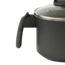 Ver imagem 4 de Fervedor Caneco Leiteira 16 Cm Antiaderente Teflon com Tampa de Vidro:vermelho Cereja