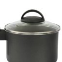 Ver imagem 5 de Fervedor Caneco Leiteira 16 Cm Antiaderente Teflon com Tampa de Vidro:vermelho Cereja