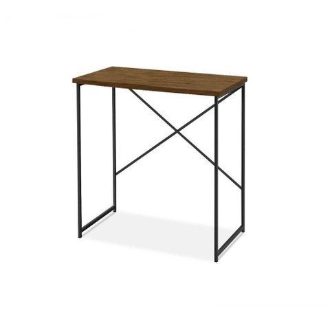 Mesa Escrivaninha para Estudo Office 0,90 Cm Miami Imbuia/ Preto