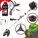 Ver imagem 6 de Roçadeira Kawashima Kw52-le À Gasolina 2t 52cc 2,5hp com Lâmina 3 Pontas + Óleo Toyama 2t