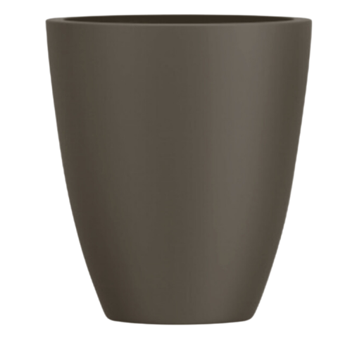 Vaso de Fibra de Vidro Roma P 50cm Decorativo Bronze Fosco