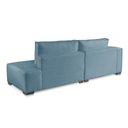 Ver imagem 3 de Sofá Isa Be 4 Lugares com Chaise 250cm Azul Linho Isa Estofados