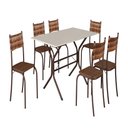 Ver imagem 3 de Jogo de Mesa Teixeira Atlanta 140cm 6 Cadeiras
