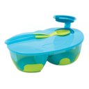 Ver imagem 1 de Kit Refeição Infantil com Divisória e Colher Bebe Baby 400ml