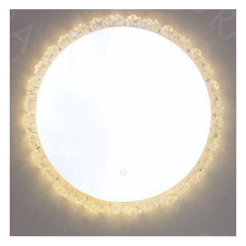 Espelho com Led Redondo 60cm 16w Bivolt Ip67 | 3 Temperaturas (3000k/4500k/6000k)