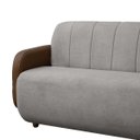 Ver imagem 3 de Sofá Orgânico Curvo Malbec 2 Lugares 130cm Bouclê Facto - Sofa Store:bouclê Cinza Claro