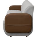 Ver imagem 4 de Sofá Orgânico Curvo Malbec 2 Lugares 130cm Bouclê Facto - Sofa Store:bouclê Cinza Claro