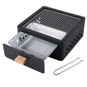 Ver imagem 1 de Churrasqueira de Ferro Portátil Carvão Pratica e Versatil Cor Preto