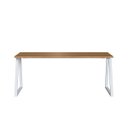 Ver imagem 4 de Escrivaninha 160cm C/ Gaveteiro Home Office Nogal/branco