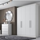 Ver imagem 5 de Guarda Roupa 4 Portas 3 Gavetas Vigo Novo Horizonte