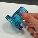 Ver imagem 7 de Castiçal Decorativo de Vidro Azul 6x6x6cm Porta Vela Mesa Jantar Decoração Sala