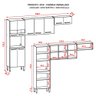 Cozinha Compacta Versalhes 3 Peças Kits Paraná - 4