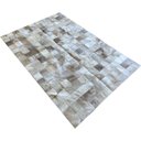 Ver imagem 2 de Tapete de couro cinza natural 1,20x1,80 sem borda pç 10x10