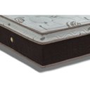 Ver imagem 3 de Cama Box Baú Casal: Colchão Molas Superpocket Ensacadas Ortobom Sleep King + Base Crc Suede Brown