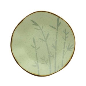 Prato Fundo em Porcelana Ryo Bambu 22,5cm Oxford