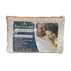 Travesseiro Terapêutico C/camadas Para Ajuste De Altura Full Cor:Branco