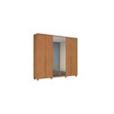 Ver imagem 1 de Guarda-roupa Lopas Style 6 Portas 4 Gavetas com Espelho