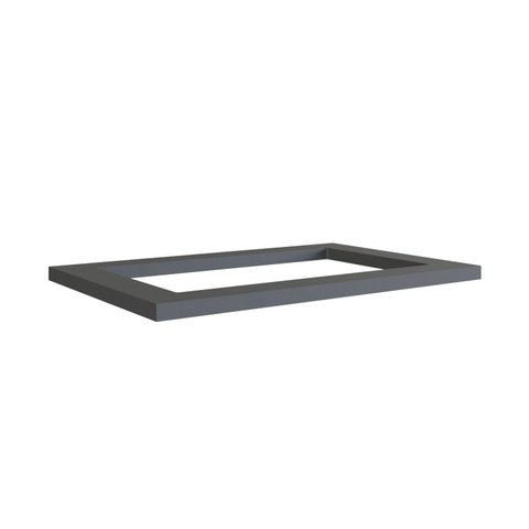 Tampo para Cooktop 4 Bocas 80cm Viena Cinza/Grafite
