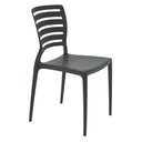 Ver imagem 1 de Cadeira Sofia em Polipropileno e Fibra de Vidro Preta Tramontina