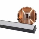 Ver imagem 1 de Perfil Linear Sobrepor 1m em Alumínio c/ Trava Fix p/ Fita LED ST2996
