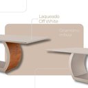 Ver imagem 6 de Sala de Jantar Mesa Ellis com 8 Cadeiras Eva Premium Turim 07 Off White Imbuia Nat