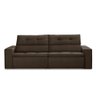 Sofá Retrátil e Reclinável 3 Lugares 1,90m com Molas Stella Suede Adonai Estofados - 9