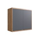 Ver imagem 2 de Armário Aéreo para Cozinha 80cm 2 Portas Viena 