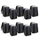 Ver imagem 1 de Kit 10 Mochila Antifurto para Notebook Entrada Usb Swiss Move