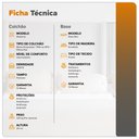 Ver imagem 5 de Cama Box com Baú King Size Preta + Colchão Molas Ensacadas Alabama 193x203x66cm