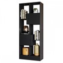 Ver imagem 2 de Estante para Livros 2 Portas 2 Prateleiras Preto Fosco 3950 - Qmovi