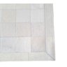 Tapete de Couro Natural Branco 3,00 X 2,00 M com Beiral. - 3