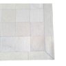 Tapete de Couro Natural Branco 3,00 X 2,00 M com Beiral. - 2