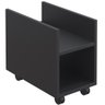 Suporte Para Cpu E Nobreak Com Rodízios Guide L03 Preto - Lyam Decor - 1
