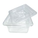 Ver imagem 2 de Conj 10 Cubas Gastronômicas Policarbonato Gn 1/6x65 Mm 900 Ml com Tampa Poli sem Abertura Sb