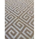 Ver imagem 3 de Tapete para Sala Redondo 200 Cm Grego Bege Marfim Geometrico