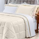 Ver imagem 2 de Edredom Queen Pádua 3pçs Dupla Face Tecido Egípcio 400 Fios