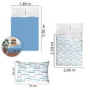 Ver imagem 5 de Jogo de Cama Casal 150 Fios Fiori - Bento (7809)