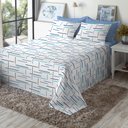 Ver imagem 2 de Jogo de Cama Casal 150 Fios Fiori - Bento (7809)
