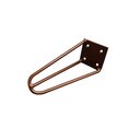 Ver imagem 4 de Kit 12 Pés de Metal 15 CM Hairpin Legs Mesas de Centro Puffs Bronze