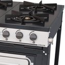 Ver imagem 3 de Fogão Industrial 6 Bocas Baixa Pressão Venâncio Linha Bravo Esmaltado com Forno Cinza Br6bf