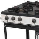 Ver imagem 4 de Fogão Industrial 6 Bocas Baixa Pressão Venâncio Linha Bravo Esmaltado com Forno Cinza Br6bf
