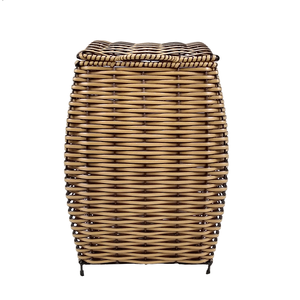 Cesto De Roupas Fibra Junco Sintético Grande Para Roupas