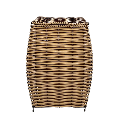 Cesto De Roupas Fibra Junco Sintético Grande Para Roupas