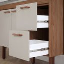 Ver imagem 3 de Gabinete de Cozinha Grande 2 Gaveta 3 Portas 100% MDF Grande:Freijó/Titanium