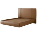 Ver imagem 3 de Cama Queen Flutuante com Cabeceira 160cm Astra S04 Couríssimo Caramelo - Lyam Decor