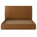 Ver imagem 2 de Cama Queen Flutuante com Cabeceira 160cm Astra S04 Couríssimo Caramelo - Lyam Decor