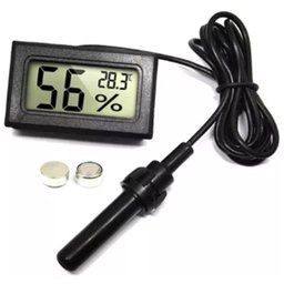 Higrometro digital obter leituras precisas sonda flexivel - 1