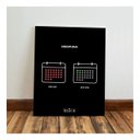 Ver imagem 4 de Kit 3 Quadro Motivacional Placa Decorativa Disciplina Foco 40x28cm