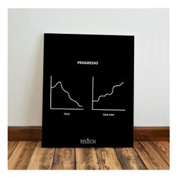 Kit 3 Quadro Motivacional Placa Decorativa Disciplina Foco 40x28cm - 3
