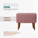 Ver mais imagens de Puff Verso Bouclé Premium Exclusivo de Luxo Assento Extra para Sala Quarto Pés Palito Design Autoral